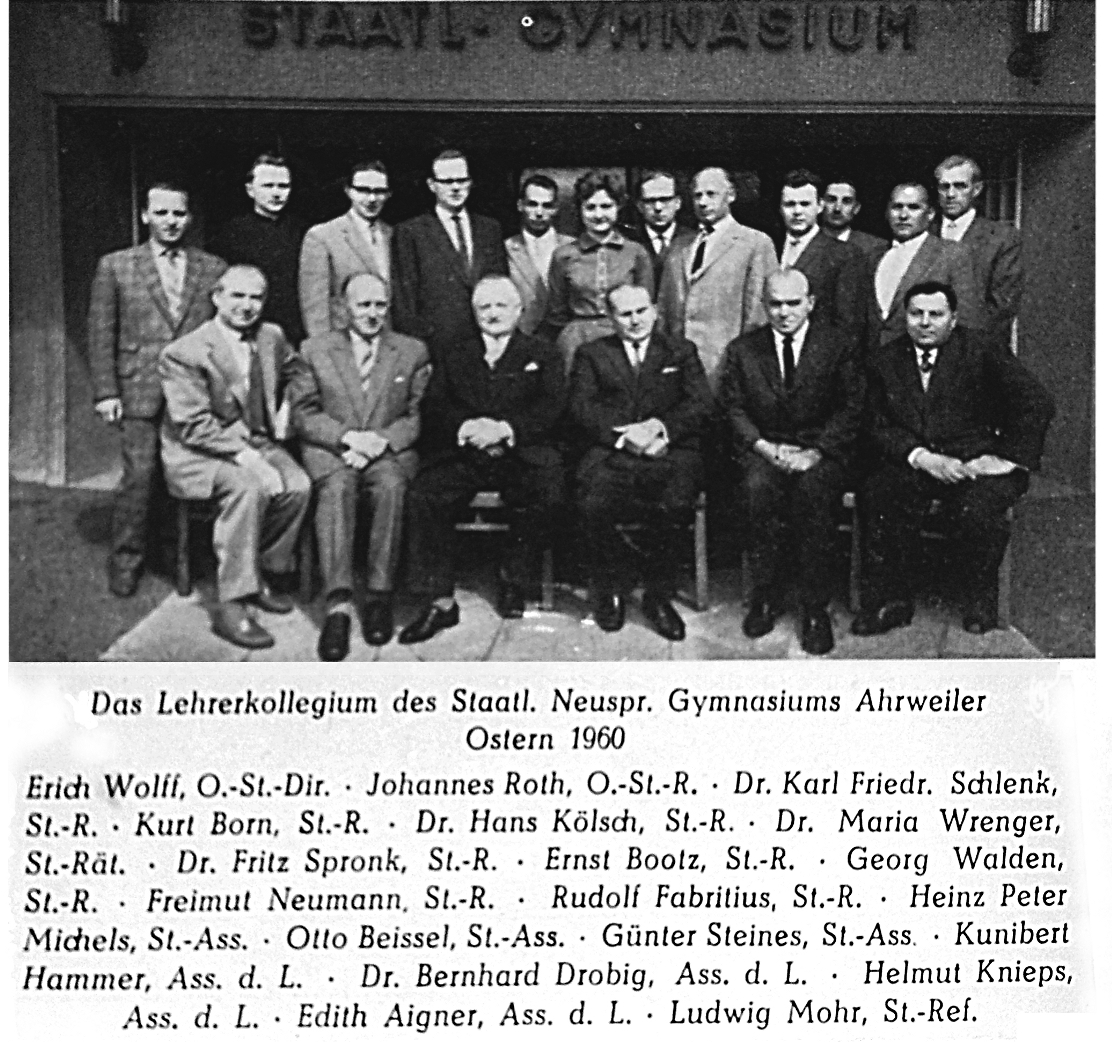 1960 Kollegium GymnasiumAhrweiler